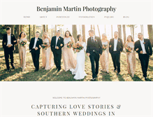 Tablet Screenshot of benjaminmartinphotography.com